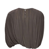 Top con ruches in marrone Magda butrym - donna 