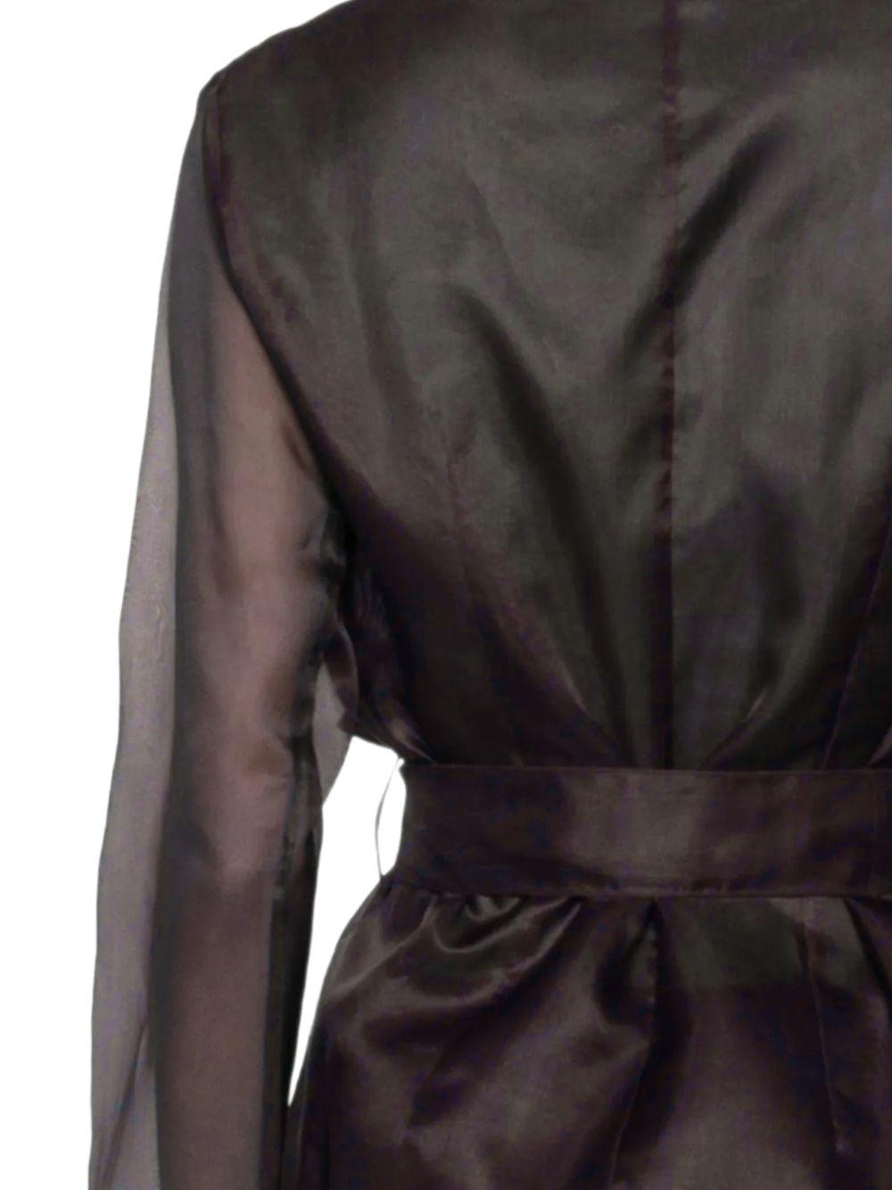 Giacca kimono in marrone scuro Antonelli - donna 