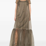 Abito calluna calluna in grigio talpa Staud - donna 