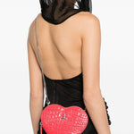 Borsa a tracolla heart in rosso vivienne westwood - donna 