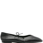Ballerine Sway con punta quadra in nero 