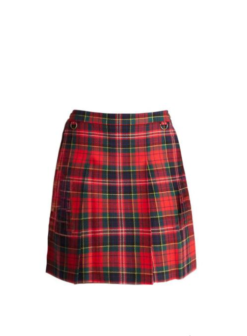 Gonna midi con  motivo tartan in rosso Undercover - donna 