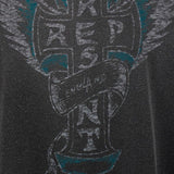 T-shirt con stampa grafica in nero Represent - uomo 