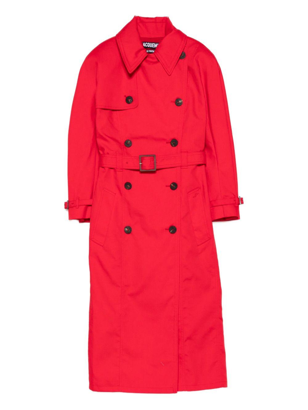 Trench le trench citta in rosso Jacquemus - donna 