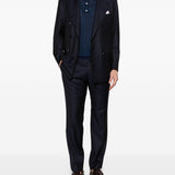 Completo doppiopetto in blu Kiton - uomo 