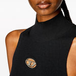 Abito M-Onervax con collo alto  in nero Diesel - donna 