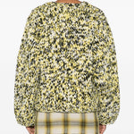 Maglione con stampa in giallo Ganni - donna 