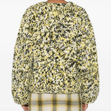 Maglione con stampa in giallo Ganni - donna 