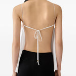 Top le haut voile in bianco Jacquemus - donna 