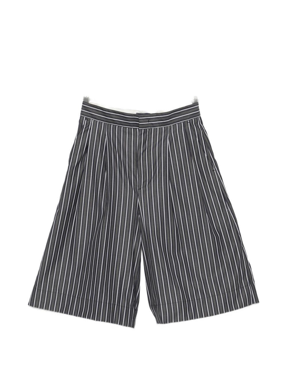 Shorts culottes a righe in grigio Soeur - donna 