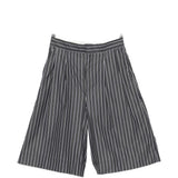 Shorts culottes a righe in grigio Soeur - donna 