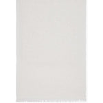 Sciarpa oversize con frange in bianco Brunello cucinelli - donna 
