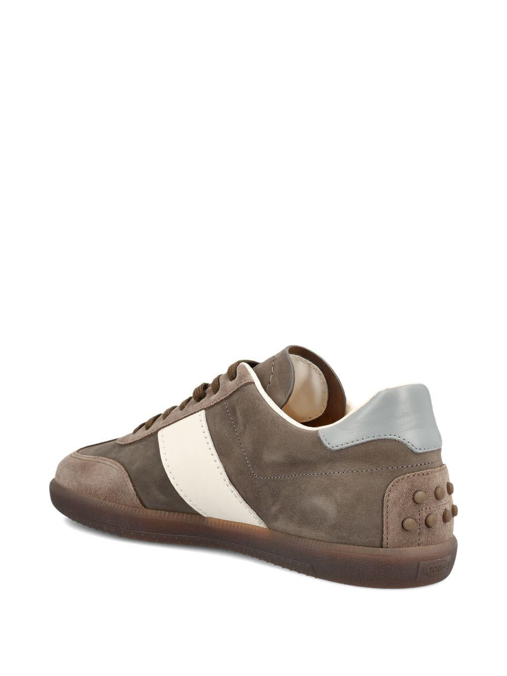 Sneakers basse in pelle in marrone Tod's - uomo 