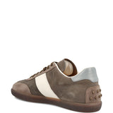 Sneakers basse in pelle in marrone Tod's - uomo 