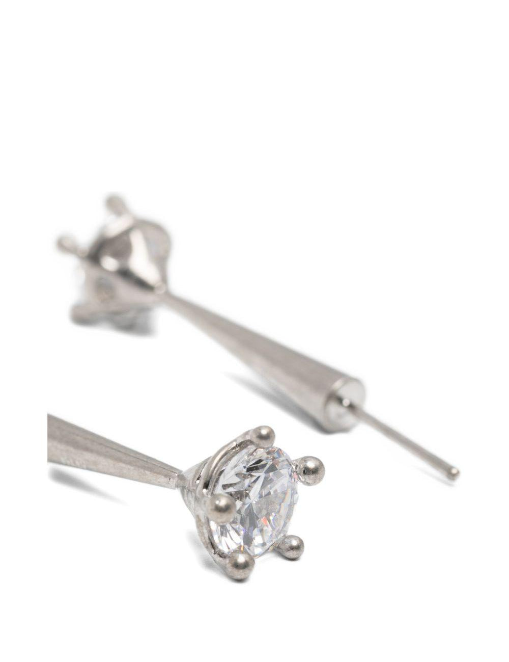 Orecchino diamant in argento Panconesi - unisex 