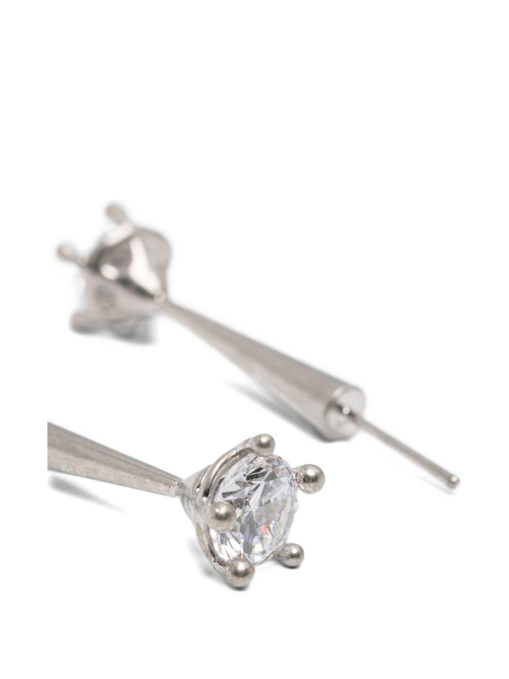 Orecchino diamant in argento Panconesi - unisex 