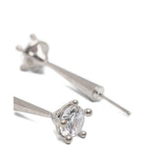 Orecchino diamant in argento Panconesi - unisex 