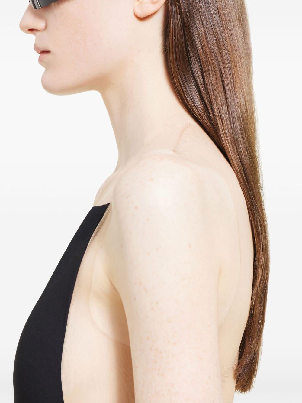 Body Illusion in nero Courrèges - donna 