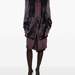 Blazer satinato blink in viola Dries van noten - donna 
