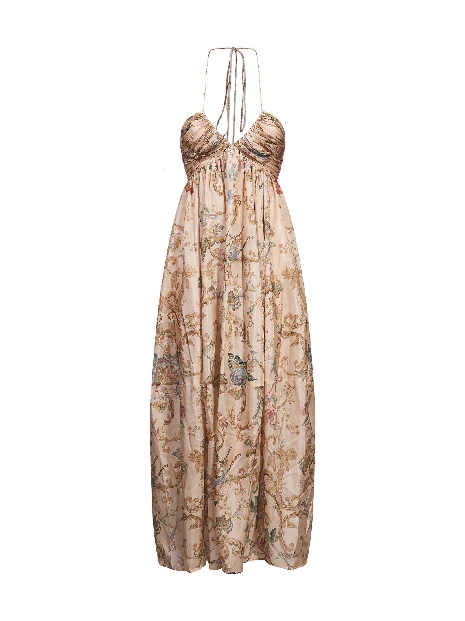 Abito maxi Roselight con stampa floreale 