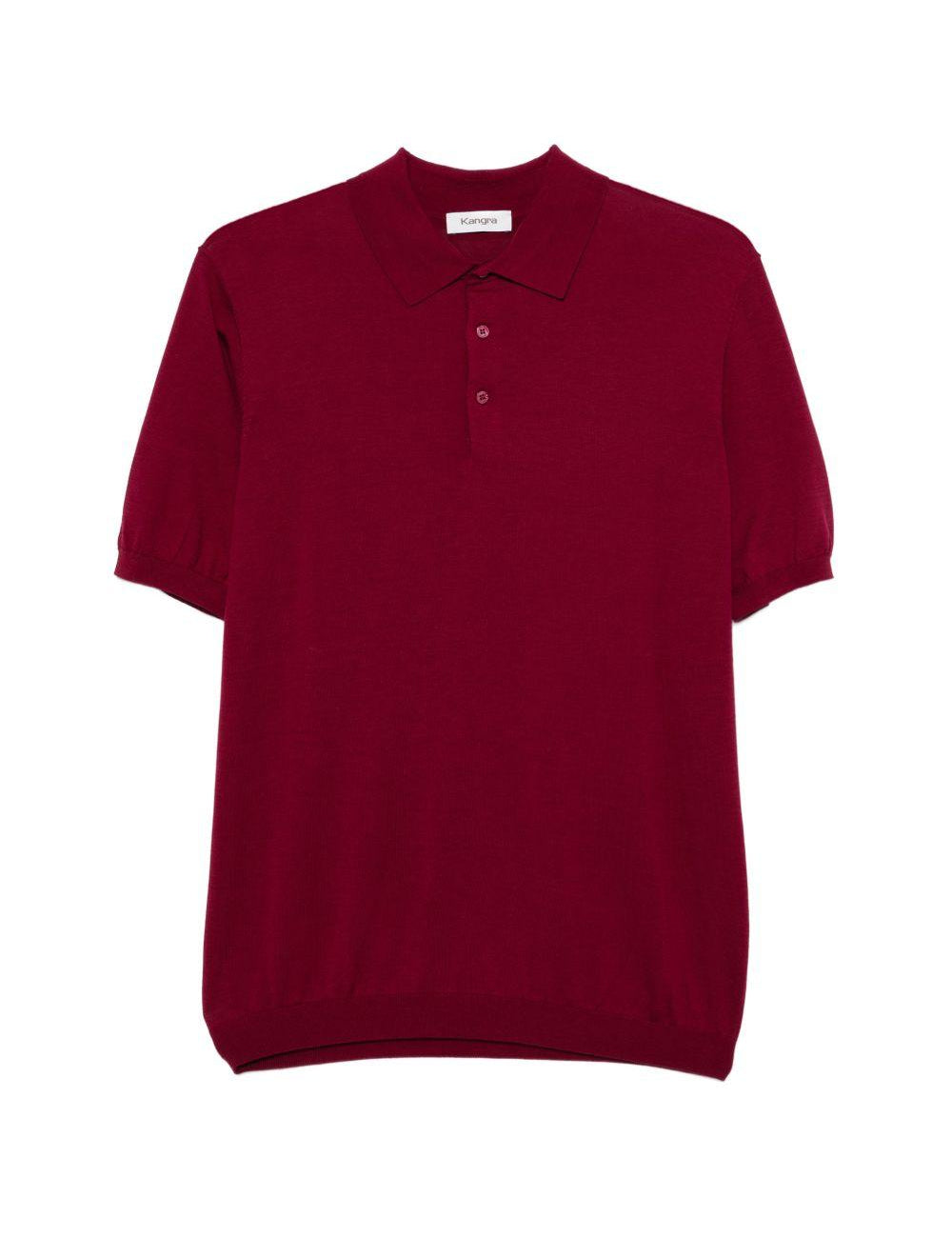 Polo a maniche corte in rosso Kangra - uomo 