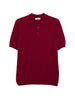 Polo a maniche corte in rosso Kangra - uomo