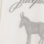 T-shirt le âne asino-jacquard in bianco Jacquemus - uomo 