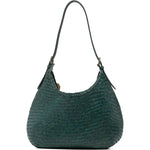 BORSA A SPALLA LUNA MEZZA IN VERDE FORESTA - DONNA 