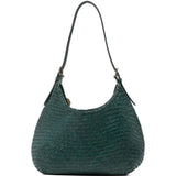 BORSA A SPALLA LUNA MEZZA IN VERDE FORESTA - DONNA 
