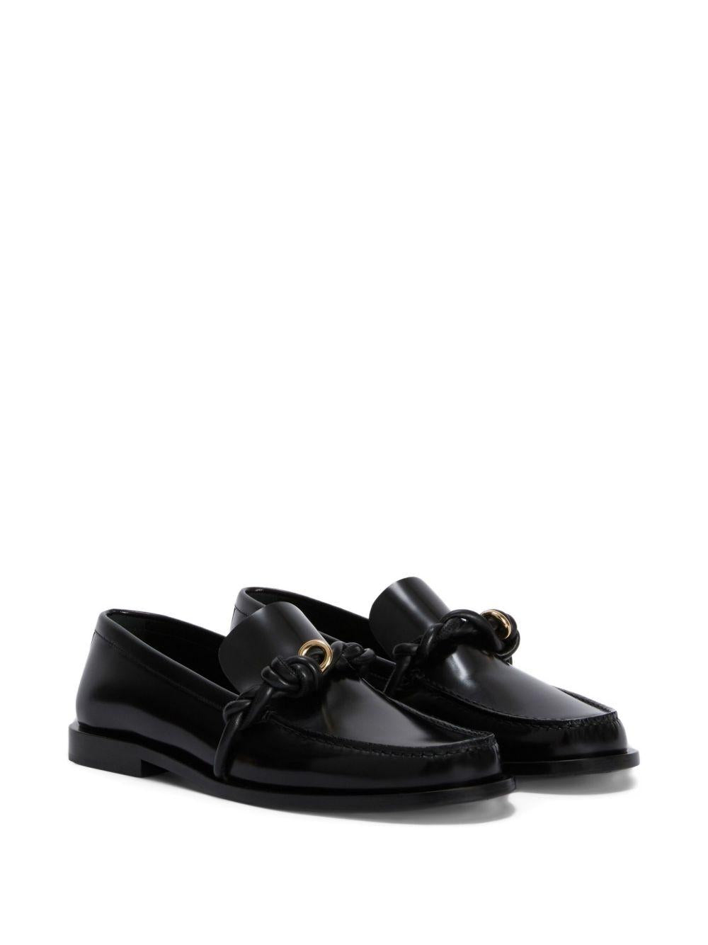 Mocassini tangle in nero Jil sander - donna 