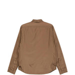 Camicia imbottita con chiusura a pressione in marrone Aspesi - uomo 
