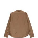 Camicia imbottita con chiusura a pressione in marrone Aspesi - uomo 