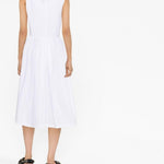 Abito Sunday midi in bianco 