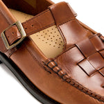 Mocassini con fibbia in marrone Gh bass - uomo 