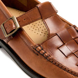Mocassini con fibbia in marrone Gh bass - uomo 
