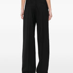 Pantaloni con cintura abituro in nero Maxmara sportmax - donna 