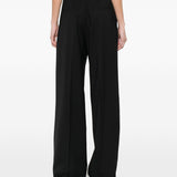 Pantaloni con cintura abituro in nero Maxmara sportmax - donna 