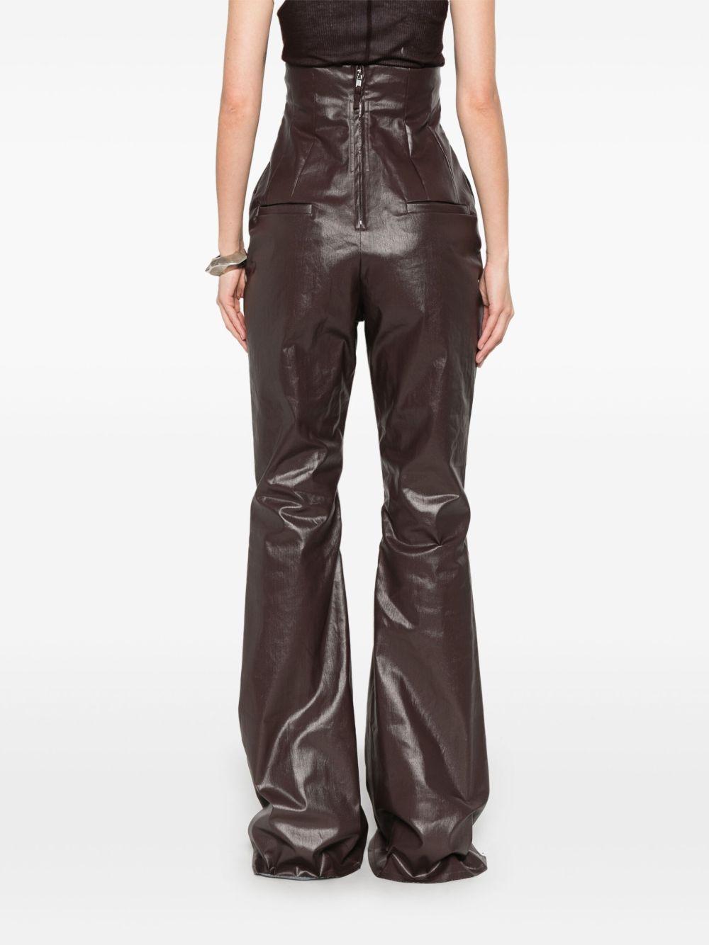Pantaloni Dirt Bolan in marrone Rick Owens - donna 