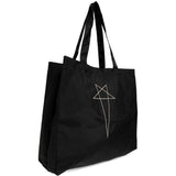 Borsa tote con stampa in nero Rick Owens DRKSHDW - unisex 