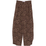 Pantaloni affusolati in pizzo in marrone Rowen rose - donna 