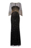 Abito lungo Kiya con decorazioni in lilla Jenny packham - donna