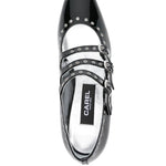 Decollete con occhielli 40mm in nero - donna 