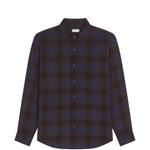 Camicia in seta stampata multicolore 