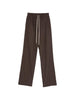 Pantaloni con coulisse dietrich in marrone Rick owens - uomo