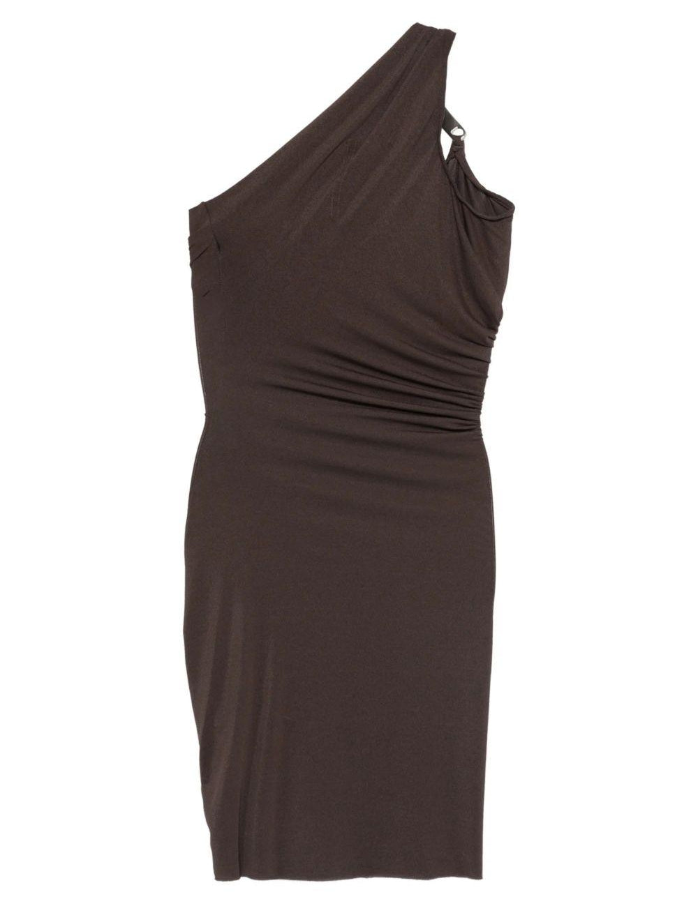 Abito mini hydra aaliyah in marrone Rick owens lilies - donna 