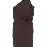 Abito mini hydra aaliyah in marrone Rick owens lilies - donna 