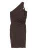 Abito mini hydra aaliyah in marrone Rick owens lilies - donna