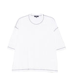 T-shirt dalla vestibilità ampia con cuciture a contrasto in bianco Comme des garcons homme - uomo 