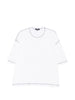 T-shirt dalla vestibilità ampia con cuciture a contrasto in bianco Comme des garcons homme - uomo