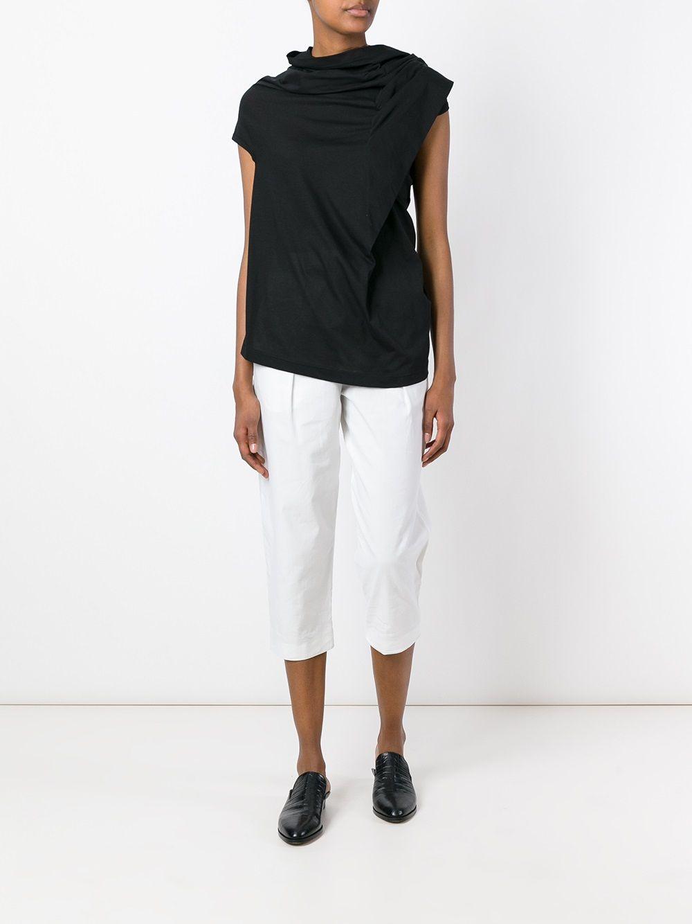 Top asimmetrico in nero Junya watanabe - donna 